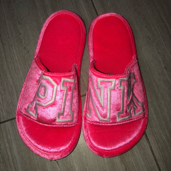 Victoria S Secret Pink Bedroom Slippers Sz M